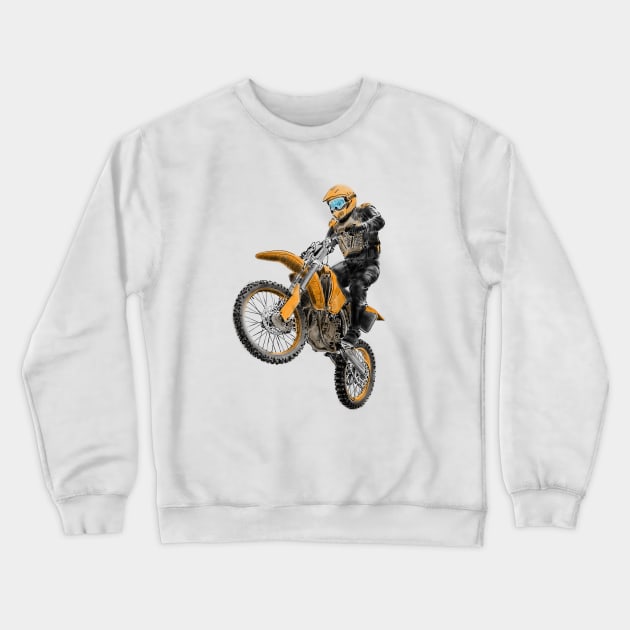 Motocross Crewneck Sweatshirt by sibosssr